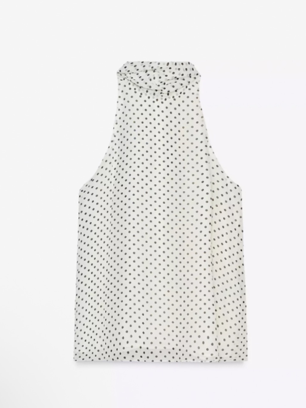 ZARA COLLECTION POLKA DOT HALTER TOP